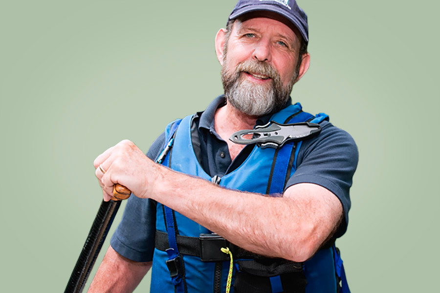 Mike Mills, founder and co-owner of Buffalo Outdoor Center in Ponca.