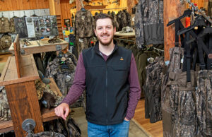 Taylor Denniston’s family owns Fort Thompson Sporting Goods in Sherwood, which hasn’t been forced to lay off any employees.