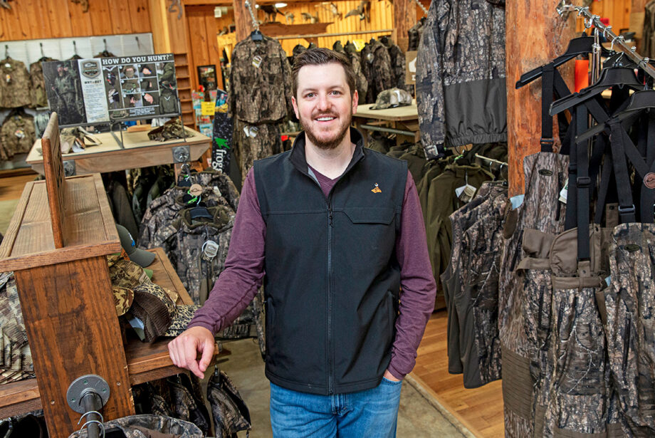 Taylor Denniston’s family owns Fort Thompson Sporting Goods in Sherwood, which hasn’t been forced to lay off any employees.