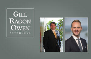 Attorneys Kelly McNulty and Aaron Heffington of Gill Ragon Owen in Little Rock.