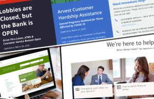 Banks such as Arvest, Bank of America and Regions are telling their customers that they're ready to help.
