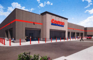 A rendering of a proposed&nbsp;Costco warehouse store on Chenal Parkway in west Little Rock.