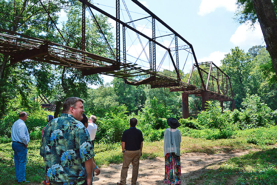 The Southwest Trail will cross the old Saline River Bridge near Benton which will be rebuilt with help from grant money announced this year.