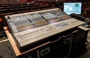 Production equipment at the Robinson Center in Little Rock