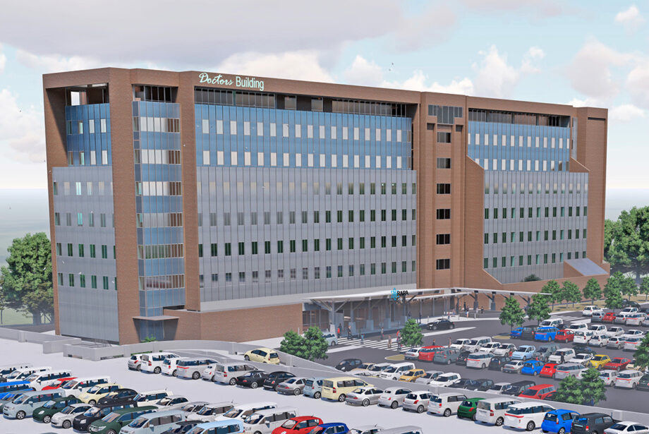 A rendering of the Doctors Building as its new owners envision it in midtown Little Rock.