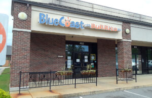 Blue Coast Burrito at 4613 E. McCain Blvd. in North Little Rock was open for take-out and delivery last week while dine-in service was suspended.