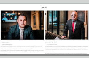 The “Our Team” category on Kuettel Capital’s website lists Adam Kuettel, left, and Frank Smith, who was touted as its portfolio manager, head of research. But Smith said last week he hasn’t done work for the Bentonville firm in 17 months.