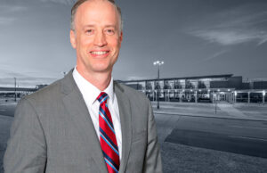 Aaron Burkes, CEO of Northwest Arkansas National Airport in Highfill.