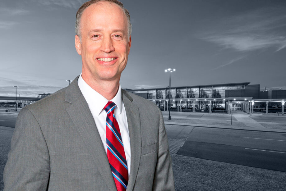 Aaron Burkes, CEO of Northwest Arkansas National Airport in Highfill.