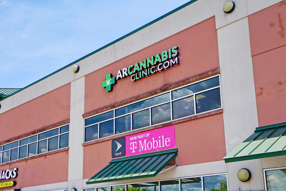 The AR Cannabis Clinic on East McCain Boulevard in North Little Rock is among the most popular locations in a chain of 10 physical clinics across Arkansas. Physicians performing medical cannabis certifications are reporting heavy business as the industry grows and yearly cards face expiration.