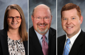 Kim Suggs, Bryan Meldrum and Chris Perry of Arkansas Health & Wellness-Arkansas Total Care Support in Little Rock.