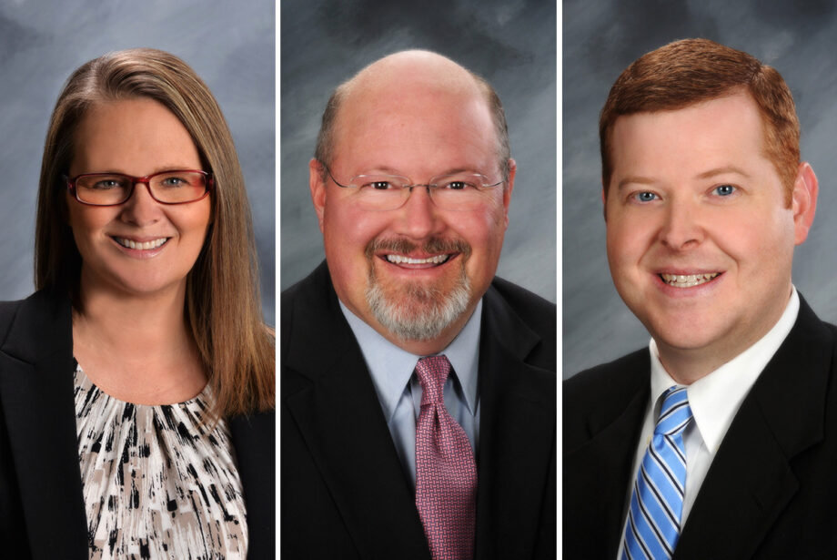 Kim Suggs, Bryan Meldrum and Chris Perry of Arkansas Health & Wellness-Arkansas Total Care Support in Little Rock.