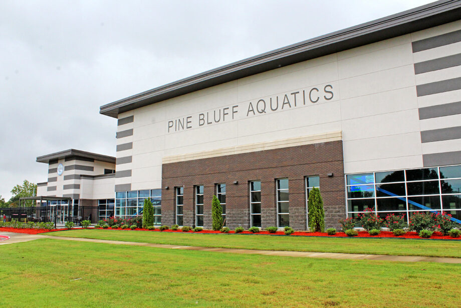 The Pine Bluff Aquatic Center opened in June 2019 and had a construction value of $11.2 million.
