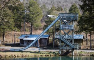 The Wild Water Rampage water slide.