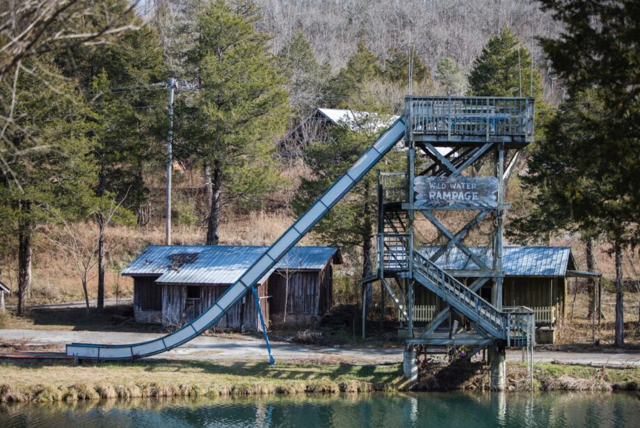 The Wild Water Rampage water slide.