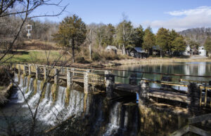 Little Marble Falls at the old Dogpatch USA property in Newton County in 2017.