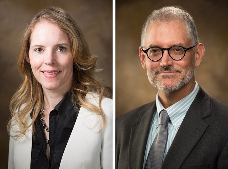 Misty Orpin and Rob Wells