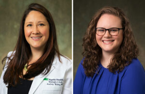 Dr. Audrey Tobey of Baptist Health Women’s Clinic and Dr. Carly Roark of Baptist Health Pediatric Clinic, both in Conway.