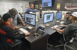 Arkansas State University students work at Delta Digital News Service.