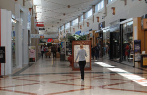 A shopper walks inside The Mall at Turtle Creek in Jonesboro.