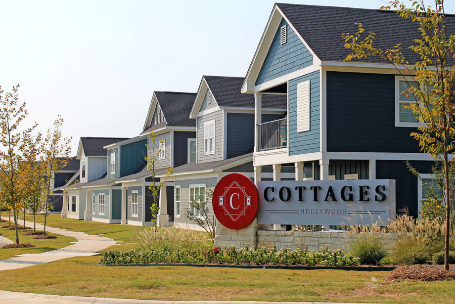 John Kendrick, director of business development for Landmark Properties Inc., which operates Cottages on Hollywood in Fayetteville, said the student housing complex is faring relatively well despite the pandemic.