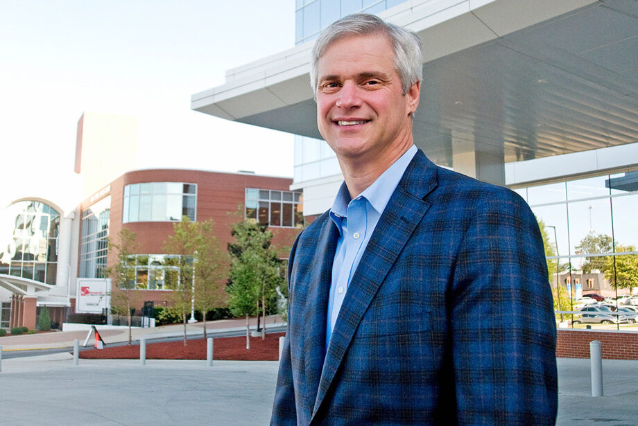 Chris Barber, president and CEO of St. Bernards Healthcare in Jonesboro.