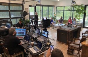 Panelists taking part in the Arkansas Business&nbsp;Women&rsquo;s Leadership Summit broadcast from the offices of&nbsp;Haag Brown Commercial Real Estate & Development in Jonesboro.