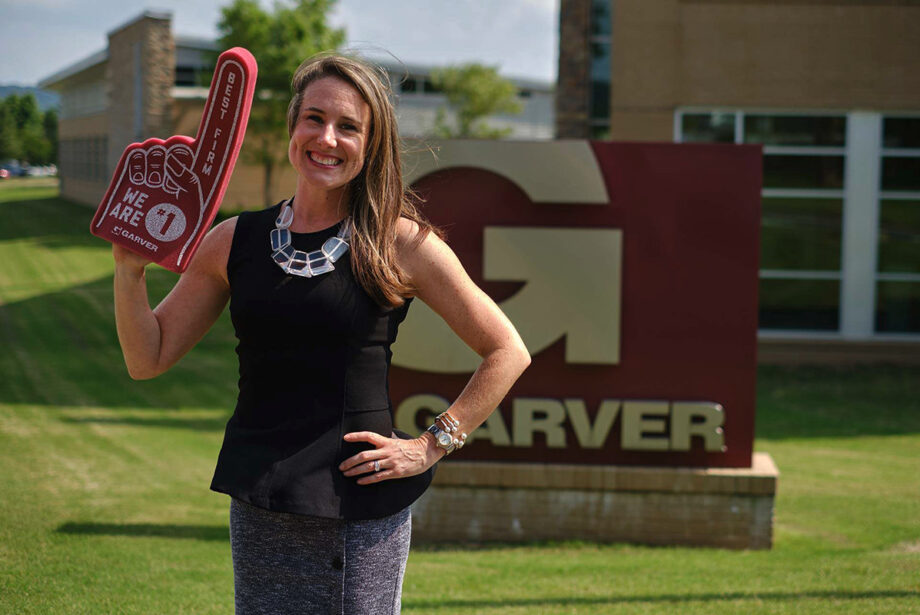 Laura Nick, Garver's corporate communications leader, heads a media team of 14.