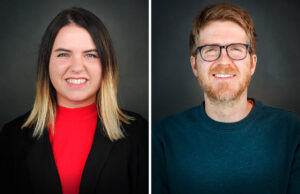 Carlie Tacker and Ike Peters of CJRW in Little Rock