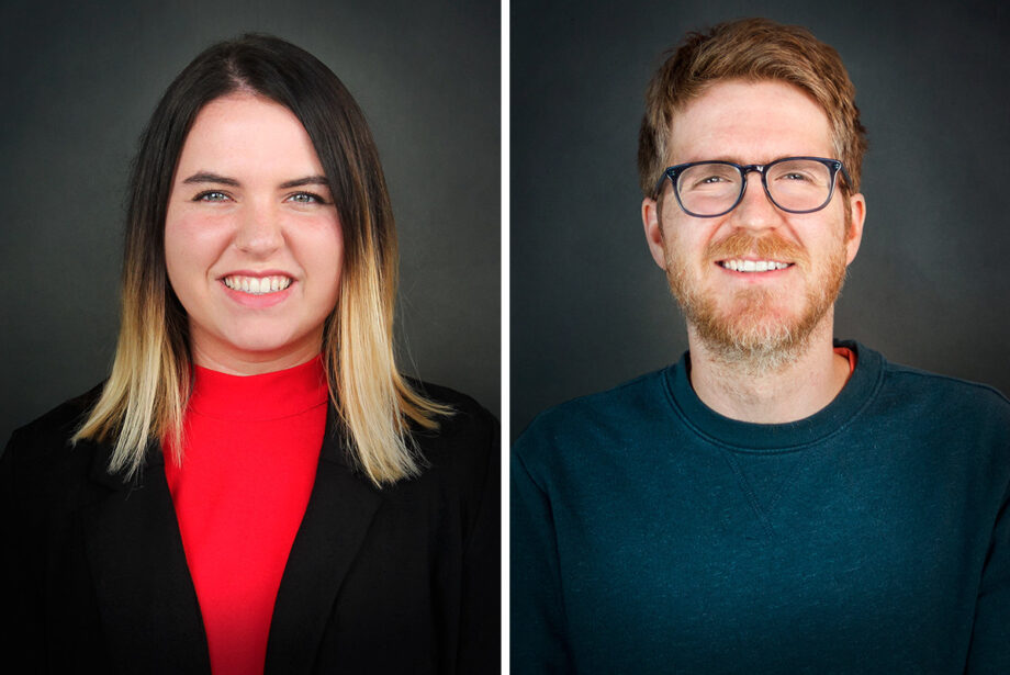 Carlie Tacker and Ike Peters of CJRW in Little Rock