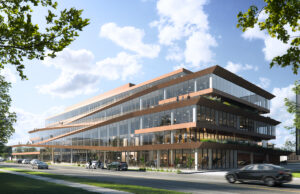 The Ledger office building in downtown Bentonville