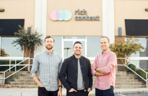 From left, RichContext Co-Founders&nbsp;Troy Gasnier, Billy Courtney and Breck Kelley.