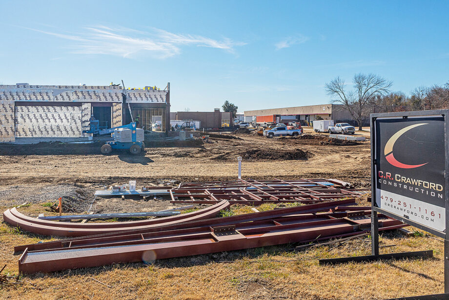 CR Crawford Construction is moving ahead with this restaurant project on Phoenix Avenue in Fort Smith. “I think we are going to be just as busy or busier next year than we were this year,” company executive Jason Keathley said.