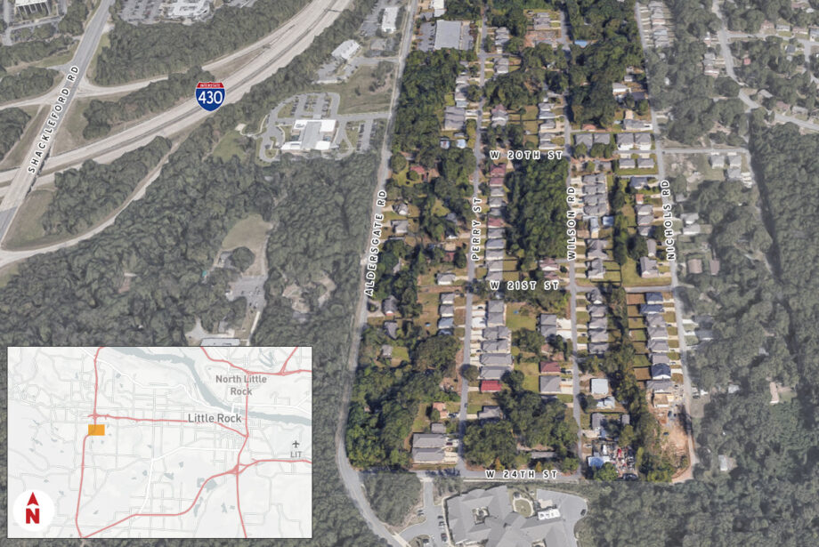 More than two dozen duplexes in this west Little Rock neighborhood were purchased by Kanis Realty LLC.