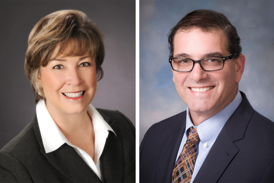 Nicki Hilliard and Lynn Crouse of the Arkansas Pharmacists Association