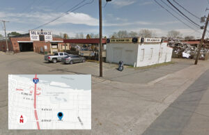 Sol Alman scrap yard at 1300 E. Ninth St. in Little Rock