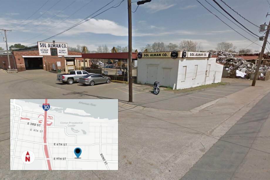 Sol Alman scrap yard at 1300 E. Ninth St. in Little Rock