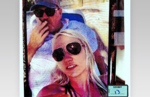 Terry Fleming, left, and Kaylee Cathcart, in an exhibit in a civil suit filed last month.