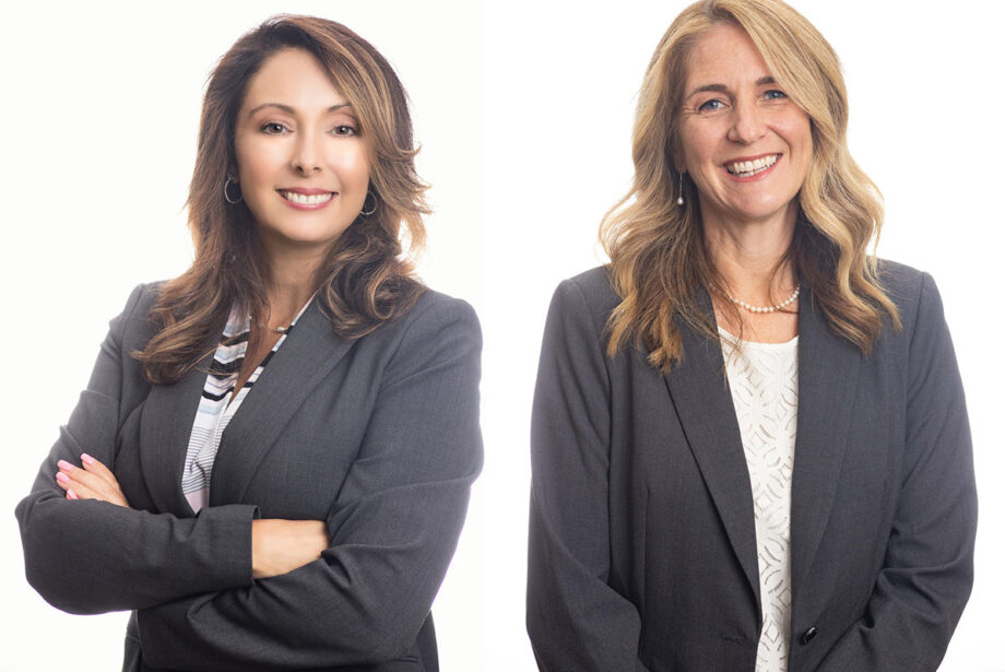 Michelle Dodroe of Crafton Tull's Fort Smith office and Karen McCurdy of Rogers