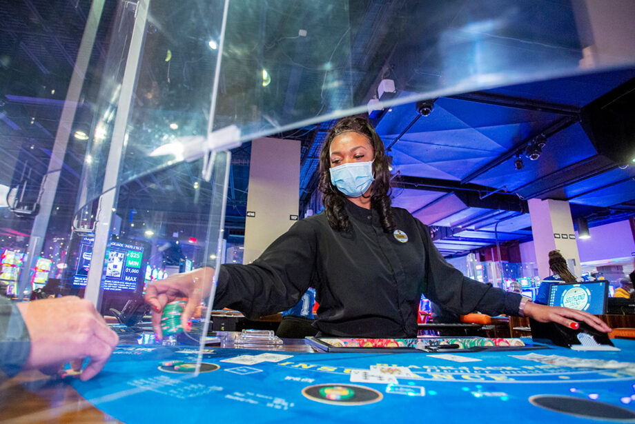 Ebonie Neely, a dealer at Southland, is just one part of a West Memphis landmark that is expanding and already leads the state in casino revenue.