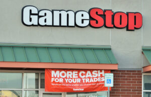 A GameStop retail location in Sheridan, Colorado.