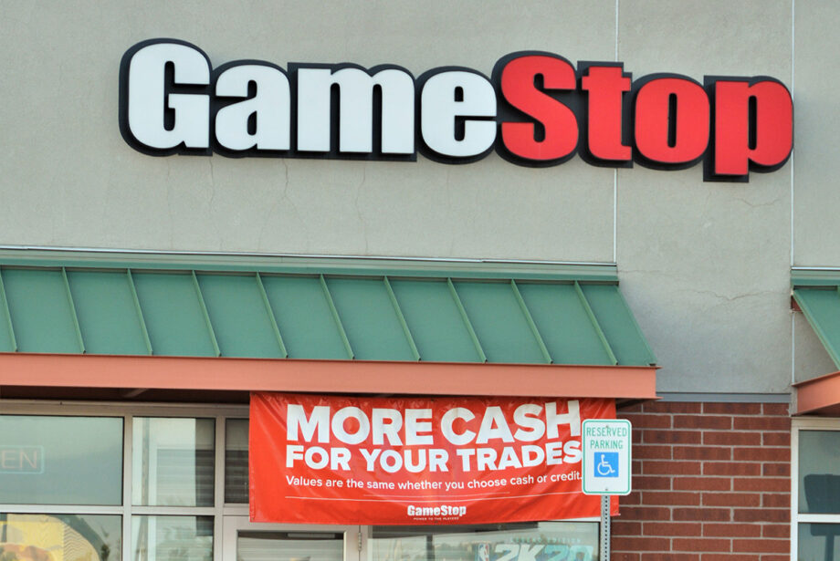 A GameStop retail location in Sheridan, Colorado.