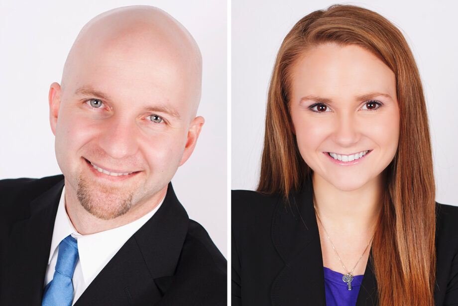 Jerrad Powell and Susan Richards of HoganTaylor in Little Rock