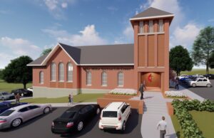 A rendering by Polk Stanley Wilcox&nbsp;of Methodist Family Health's planned&nbsp;Mike Millar Spiritual Life Center.