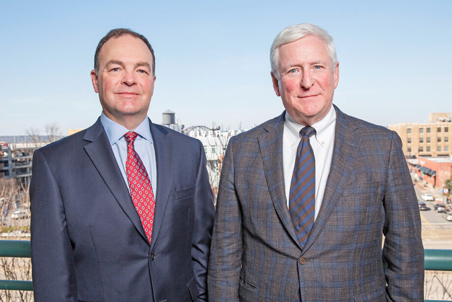 Sam Walls III, president and COO of Arkansas Capital Corp., and Rush Deacon, CEO of the community development financial institution