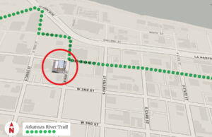 Frank Webber says the proximity of Shift Modern Cyclery at 1101 W. Markham St. to the Arkansas River Trail will be a boon for his shop and for Little Rock cyclists.