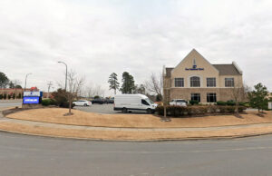 The First National Bank branch at 15721 Chenal Parkway in Little Rock