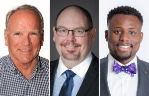 Jim Keet, Nick Roye and Antwan Phillips of the Little Rock Advertising & Promotion Commission