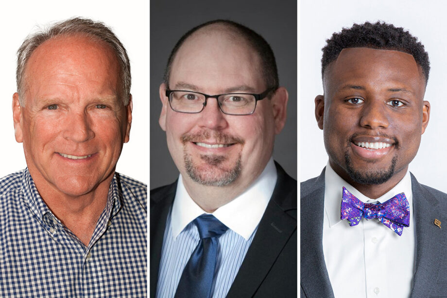 Jim Keet, Nick Roye and Antwan Phillips of the Little Rock Advertising & Promotion Commission