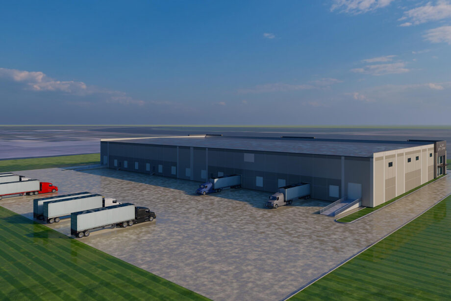 An artists rendering of the planned Central Commerce Center at 9401 Diamond Drive in North Little Rock.